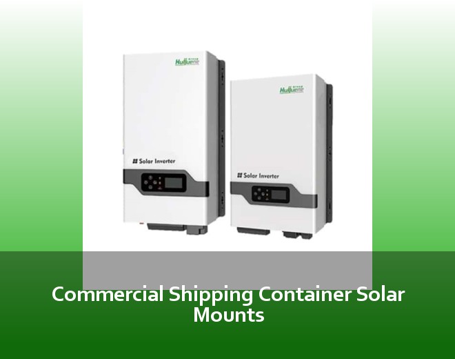 Commercial Shipping Container Solar Mounts